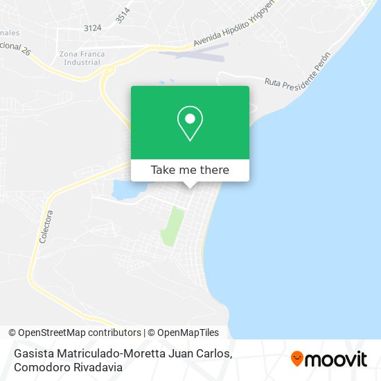 Mapa de Gasista Matriculado-Moretta Juan Carlos