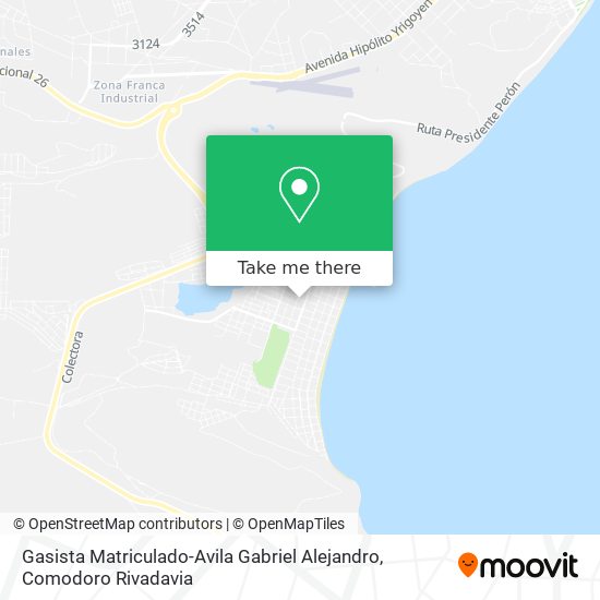 Gasista Matriculado-Avila Gabriel Alejandro map