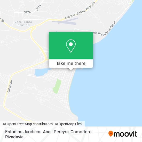 Estudios Juridicos-Ana I Pereyra map