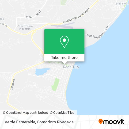 Verde Esmeralda map