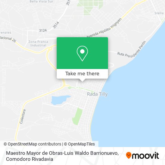 Maestro Mayor de Obras-Luis Waldo Barrionuevo map