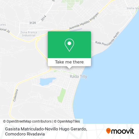 Gasista Matriculado-Novillo Hugo Gerardo map