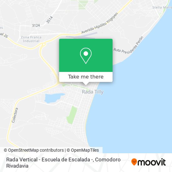 Rada Vertical - Escuela de Escalada - map