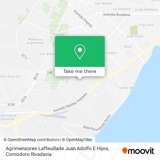 Agrimensores-Laffeuillade Juan Adolfo E Hijos map