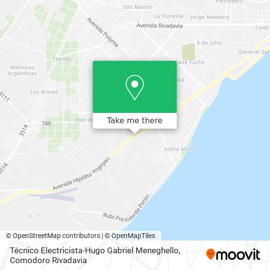 Técnico Electricista-Hugo Gabriel Meneghello map