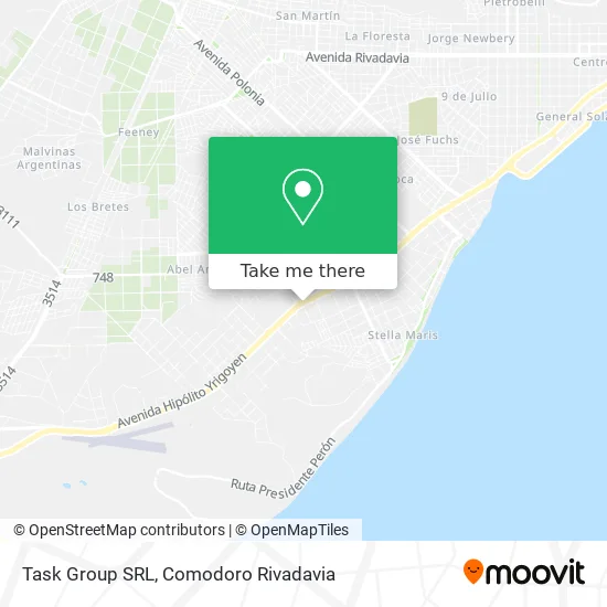 Task Group SRL map