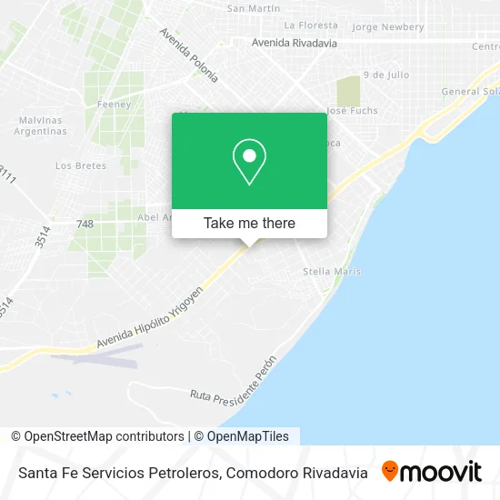 Mapa de Santa Fe Servicios Petroleros