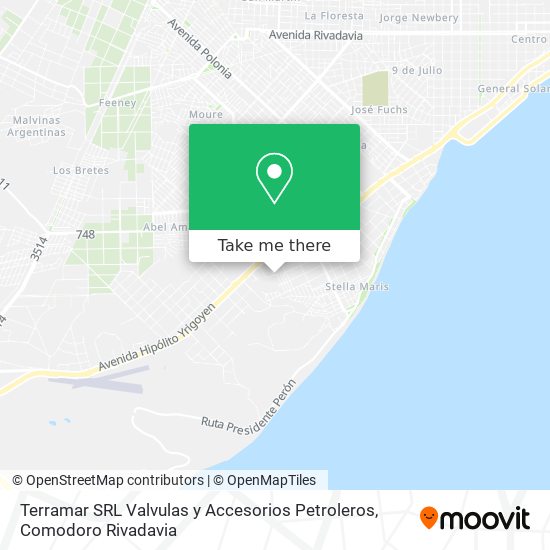 Terramar SRL Valvulas y Accesorios Petroleros map