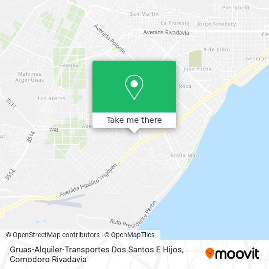 Gruas-Alquiler-Transportes Dos Santos E Hijos map