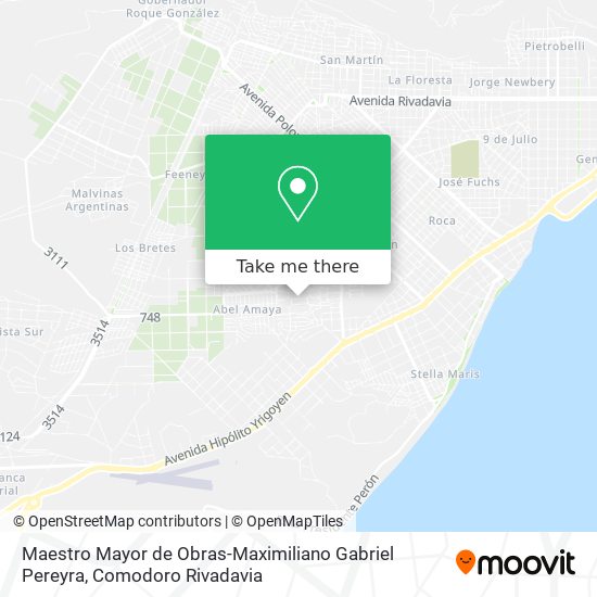 Mapa de Maestro Mayor de Obras-Maximiliano Gabriel Pereyra