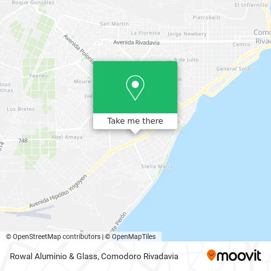 Rowal Aluminio & Glass map