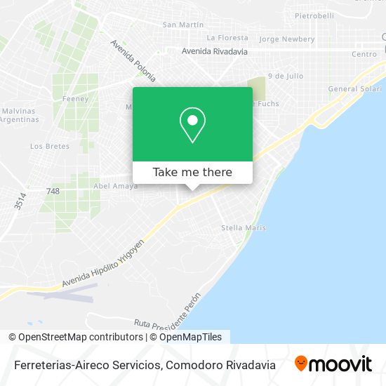 Mapa de Ferreterias-Aireco Servicios