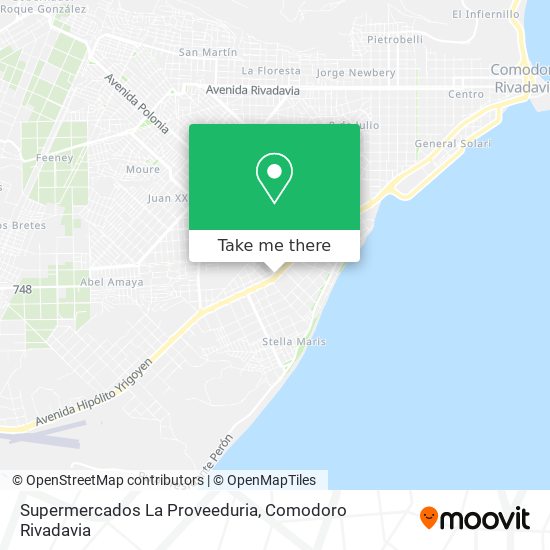Mapa de Supermercados La Proveeduria