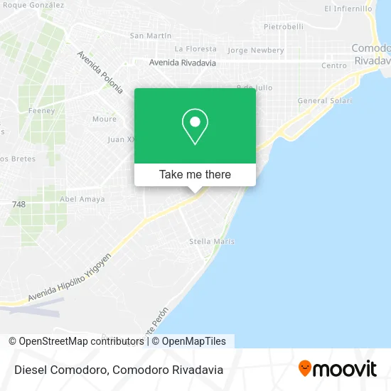 Diesel Comodoro map