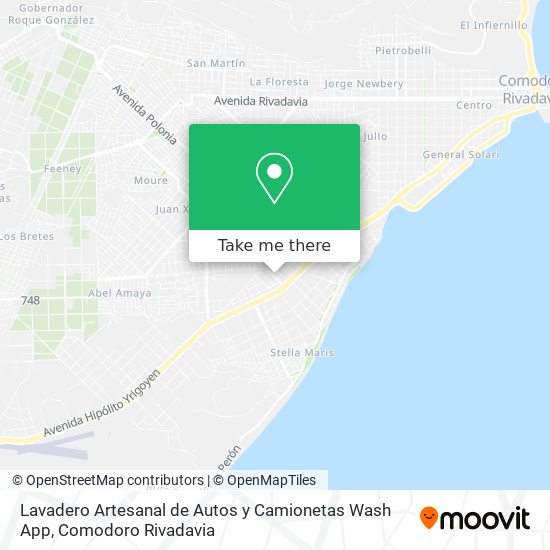 Lavadero Artesanal de Autos y Camionetas Wash App map