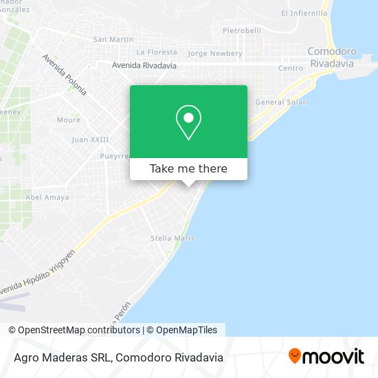 Mapa de Agro Maderas SRL