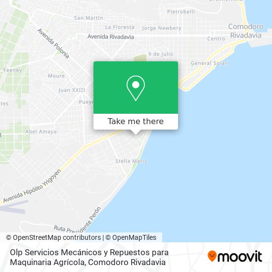 Olp Servicios Mecánicos y Repuestos para Maquinaria Agrícola map