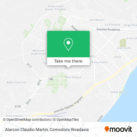 Mapa de Alarcon Claudio Martin