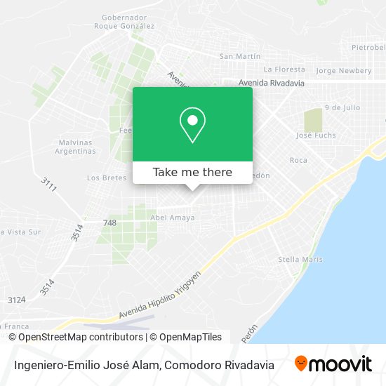 Ingeniero-Emilio José Alam map