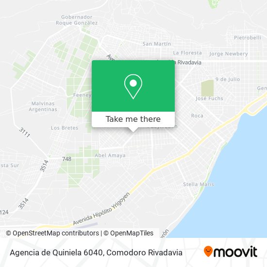 Agencia de Quiniela 6040 map