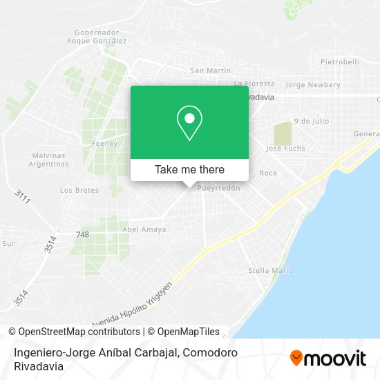 Mapa de Ingeniero-Jorge Aníbal Carbajal