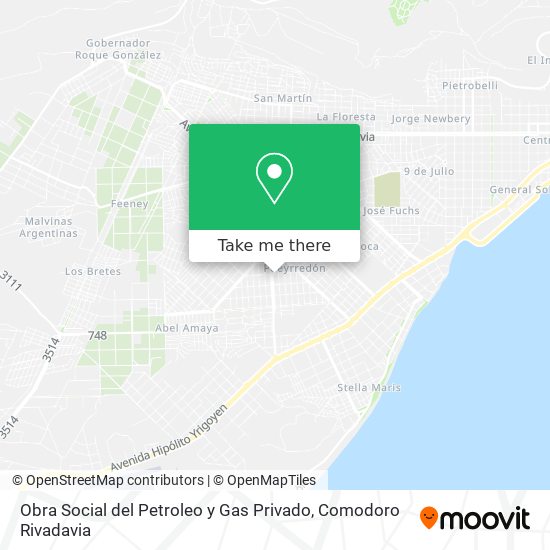 Obra Social del Petroleo y Gas Privado map