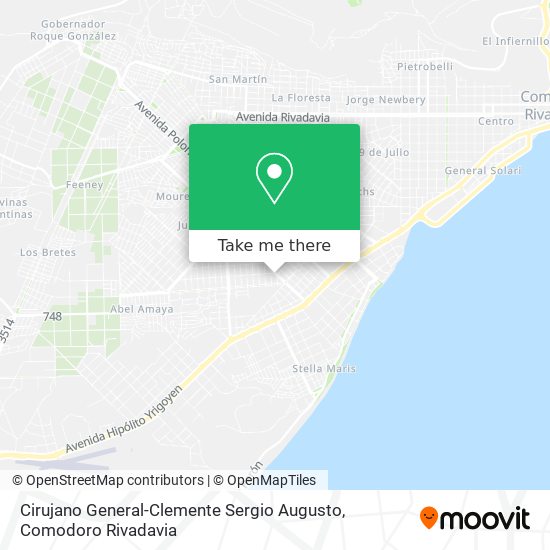 Cirujano General-Clemente Sergio Augusto map