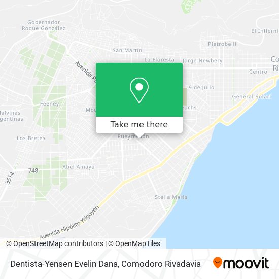 Mapa de Dentista-Yensen Evelin Dana