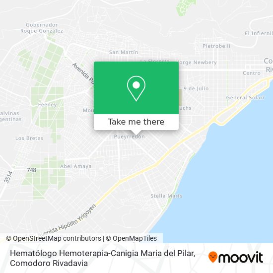 Hematólogo Hemoterapia-Canigia Maria del Pilar map