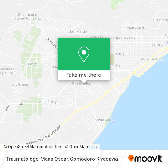 Mapa de Traumatologo-Mana Oscar