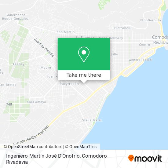 Ingeniero-Martín José D'Onofrio map