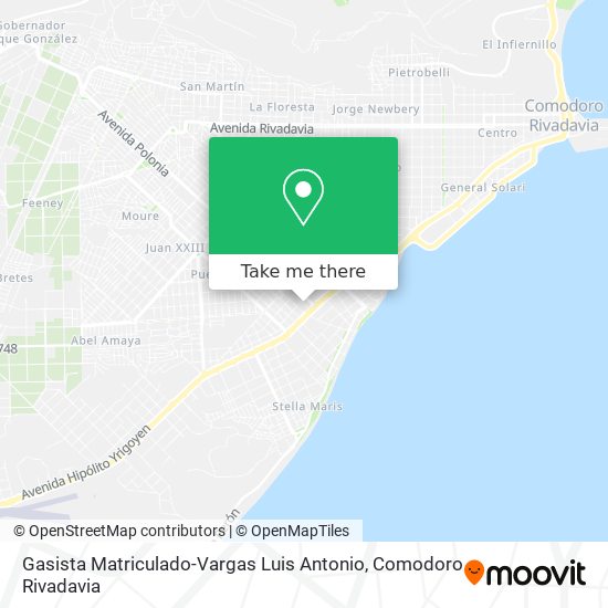 Gasista Matriculado-Vargas Luis Antonio map