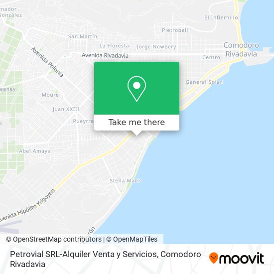Mapa de Petrovial SRL-Alquiler Venta y Servicios
