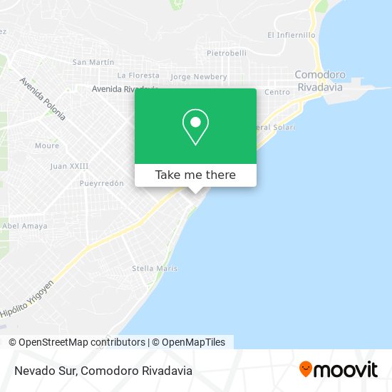 Nevado Sur map