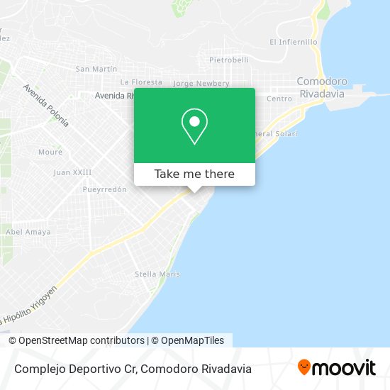 Complejo Deportivo Cr map