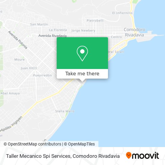 Mapa de Taller Mecanico Spi Services