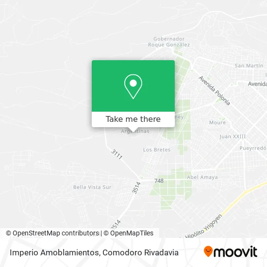 Imperio Amoblamientos map