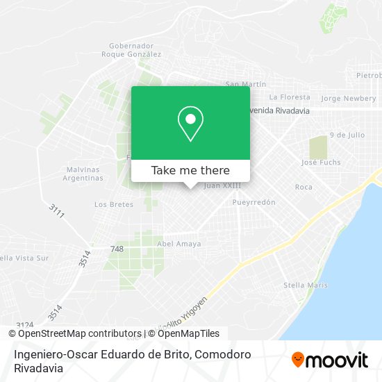 Ingeniero-Oscar Eduardo de Brito map