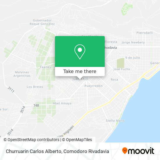 Churruarin Carlos Alberto map
