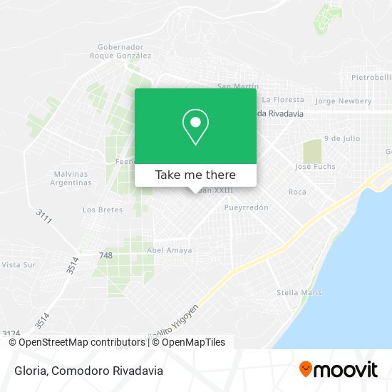 Mapa de Gloria