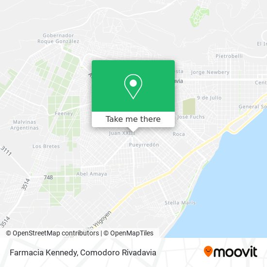 Mapa de Farmacia Kennedy