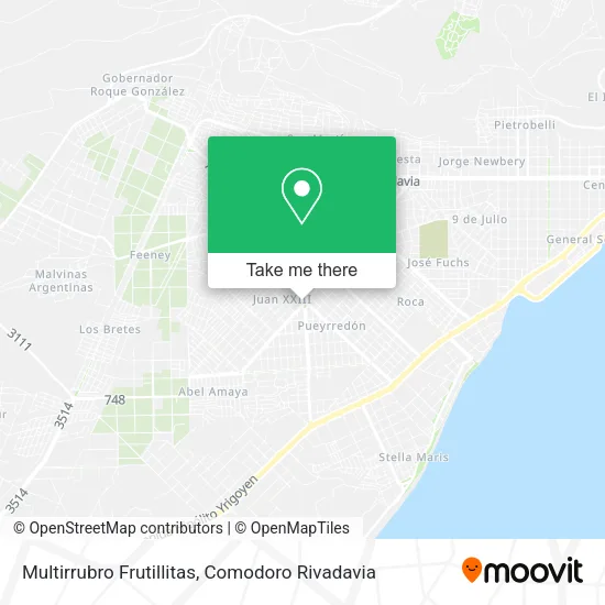 Mapa de Multirrubro Frutillitas