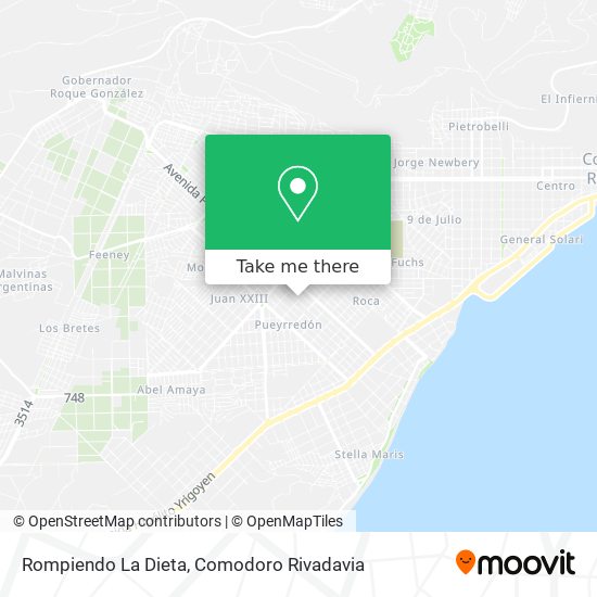 Mapa de Rompiendo La Dieta