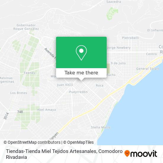 Tiendas-Tienda Miel Tejidos Artesanales map