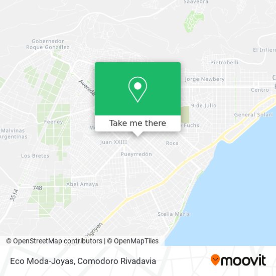 Mapa de Eco Moda-Joyas