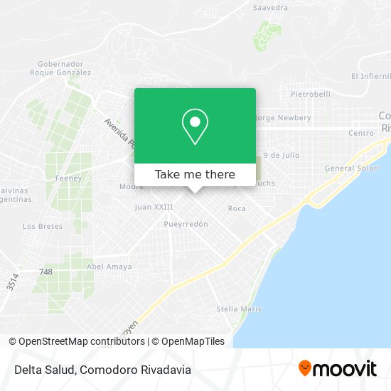 Delta Salud map