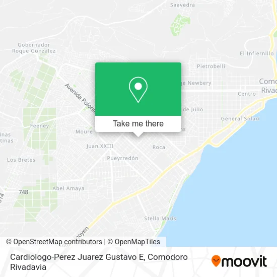 Mapa de Cardiologo-Perez Juarez Gustavo E