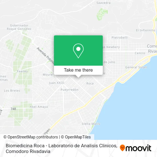 Biomedicina Roca - Laboratorio de Analisis Clinicos map