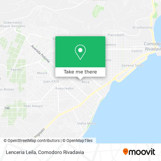 Mapa de Lenceria Leila