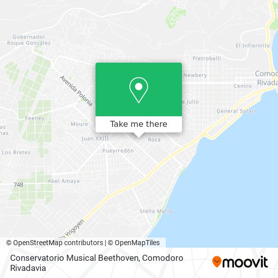 Mapa de Conservatorio Musical Beethoven